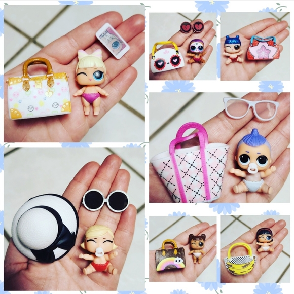 LOL Surprise Dolls Eye Spy Lil Sister Lot - Picture 1 of 8